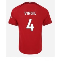 Liverpool Virgil van Dijk #4 Fotballklær Hjemmedrakt 2022-23 Kortermet